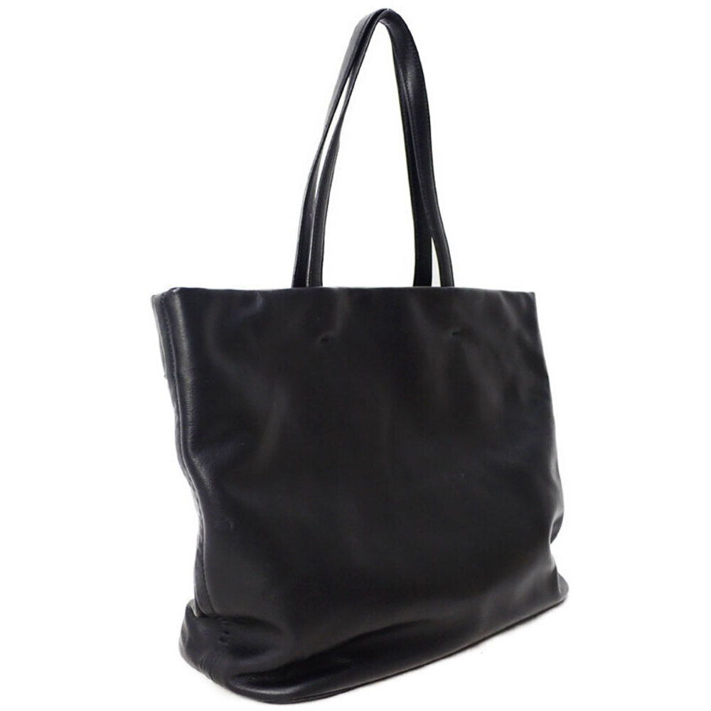 Prada trim Re Shoulder bag Black Milano leather Nylon tote - Picture 1 of 9